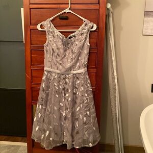 Size 4 grey sequined dress